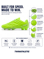 Adult and Youth Soccer Cleats with Molded Studs
