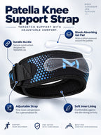 Adjustable Patellar Tendon Knee Strap