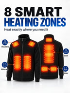 8-Zone USB Heated Fleece Jacket