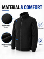 8-Zone USB Heated Fleece Jacket