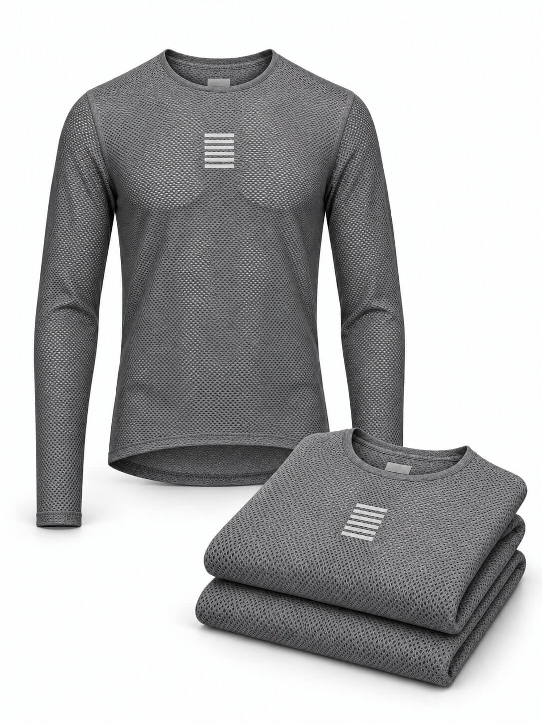 Long Sleeve Cycling Base Layers - 3-Pack