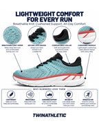 Lightweight Knit Running Shoes with Cushioned Midsole