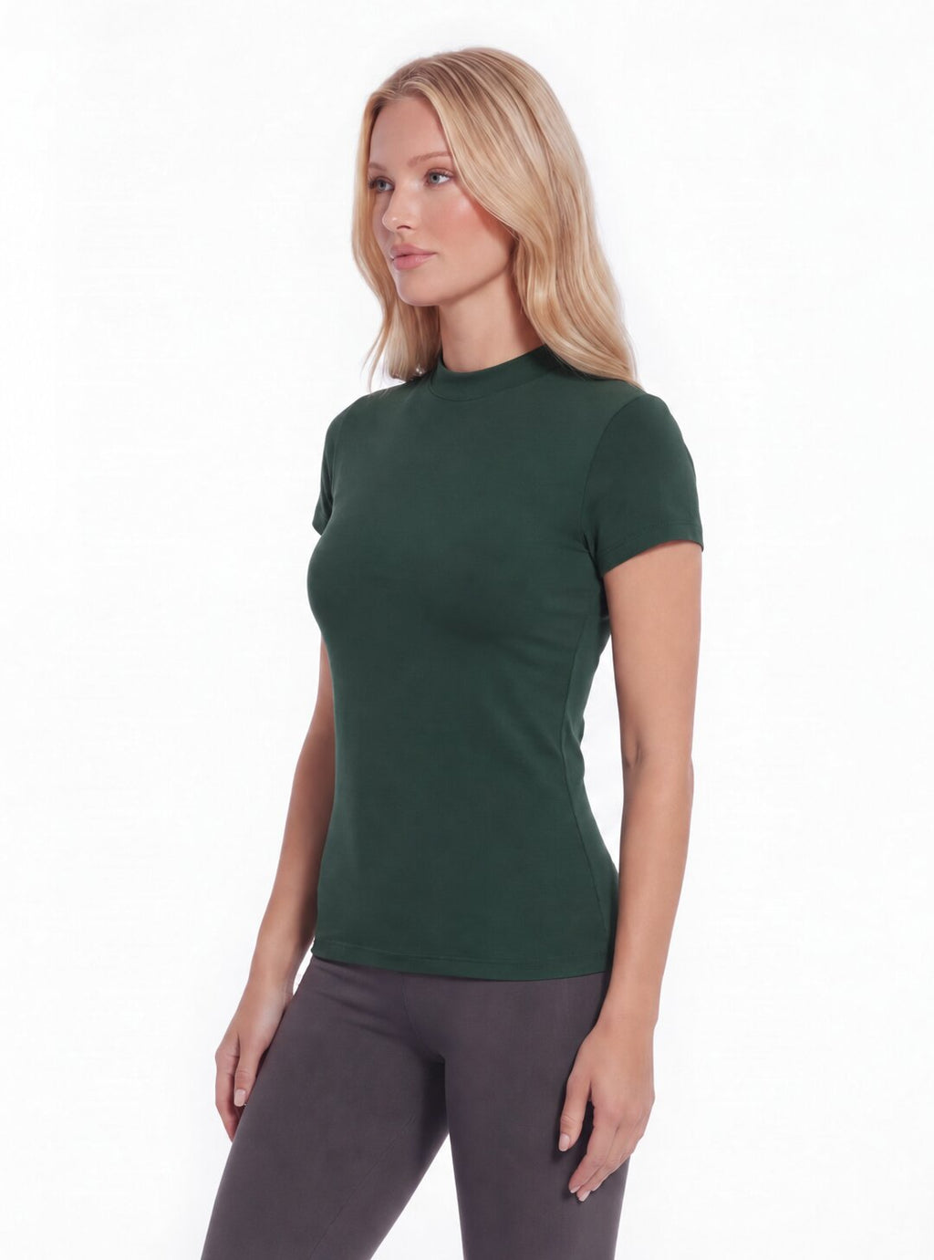 Women's Fitted High-Neck Training T-Shirts - 3-Pack