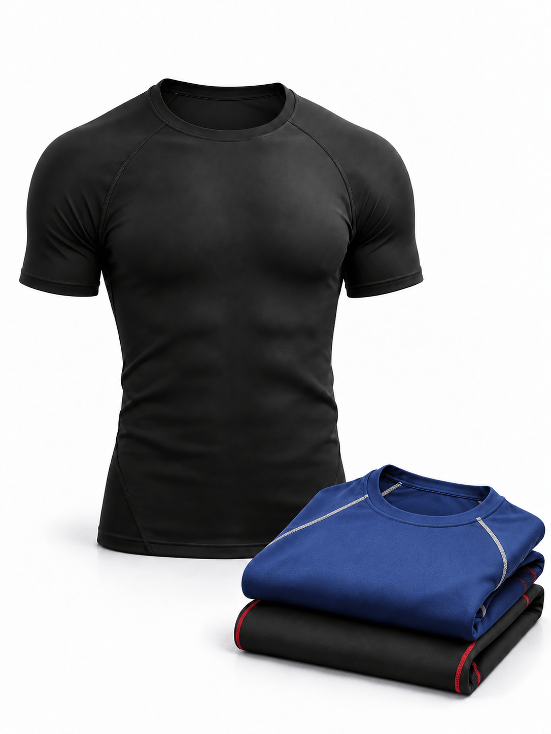 Men's Short Sleeve Compression Shirts 3-Pack