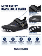 Quick-Dry Barefoot Aqua Shoes with Adjustable Straps