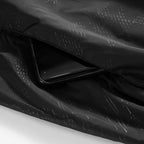 Hooded Waterproof Jacket with Full-Zip Front