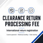 Clearance Return Processing Fee (Single Item)