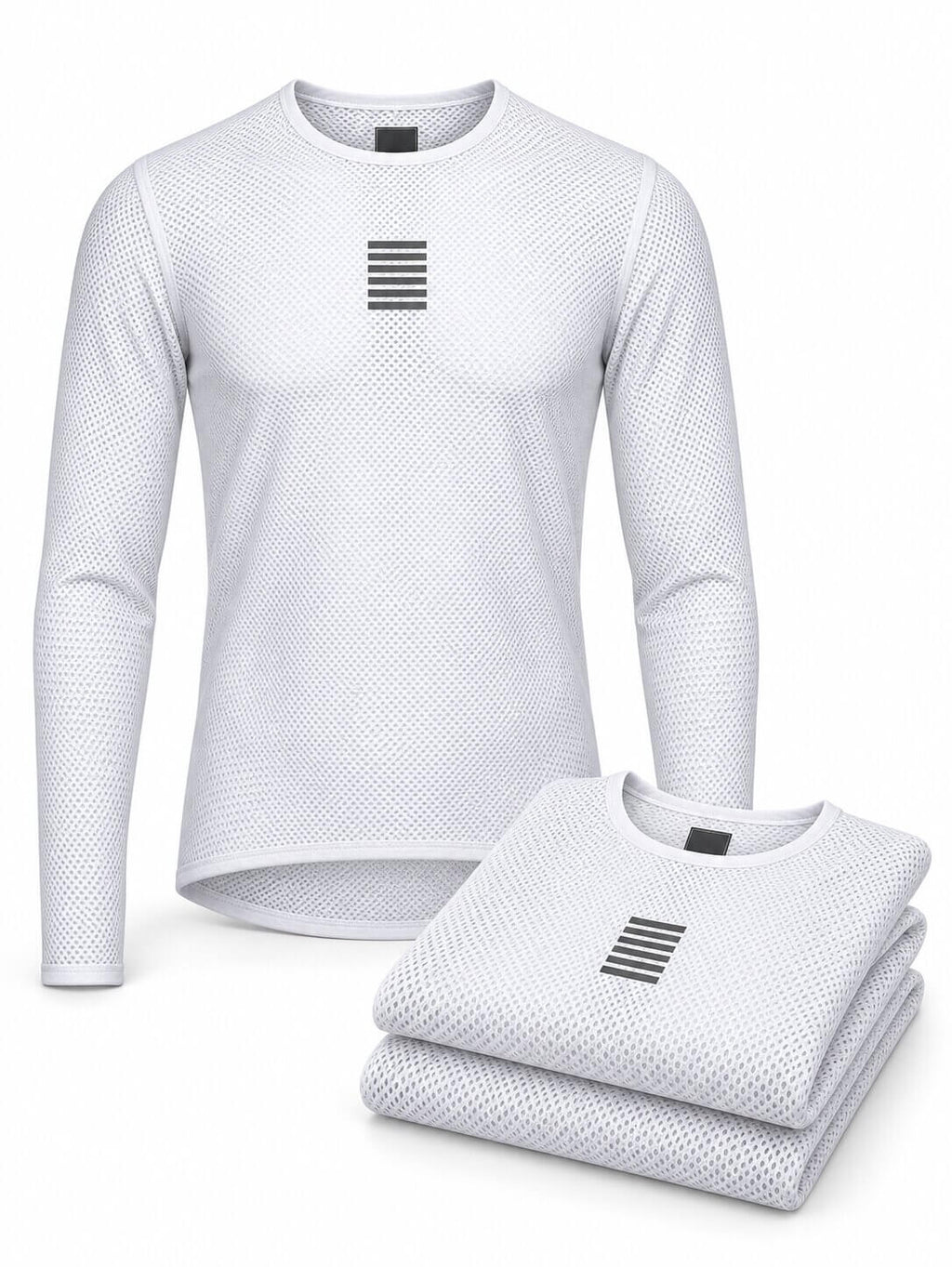 Long Sleeve Cycling Base Layers - 3-Pack