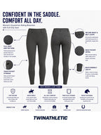 Women's Equestrian Riding Breeches with Full-Grip Seat